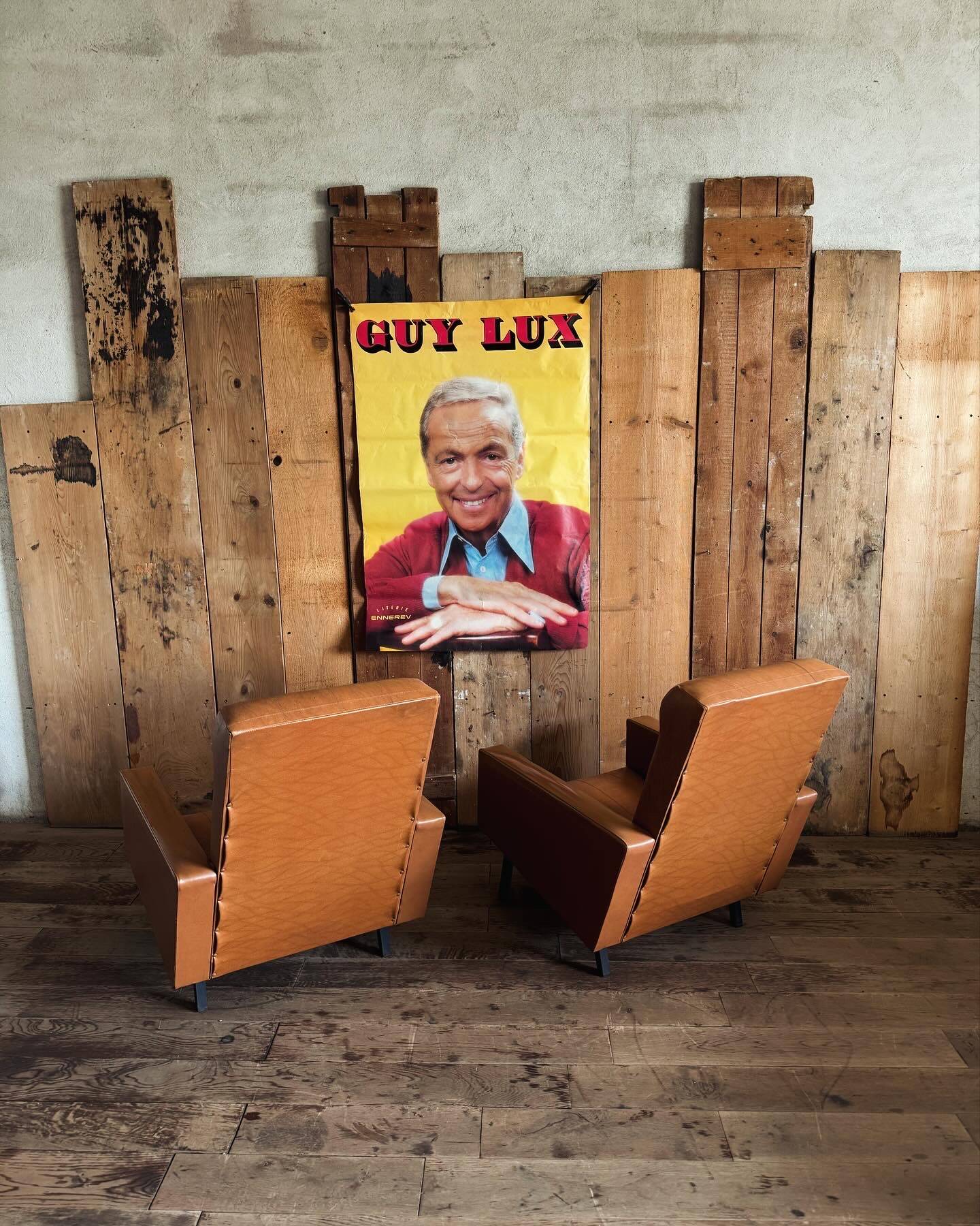 Paire de fauteuils vintage