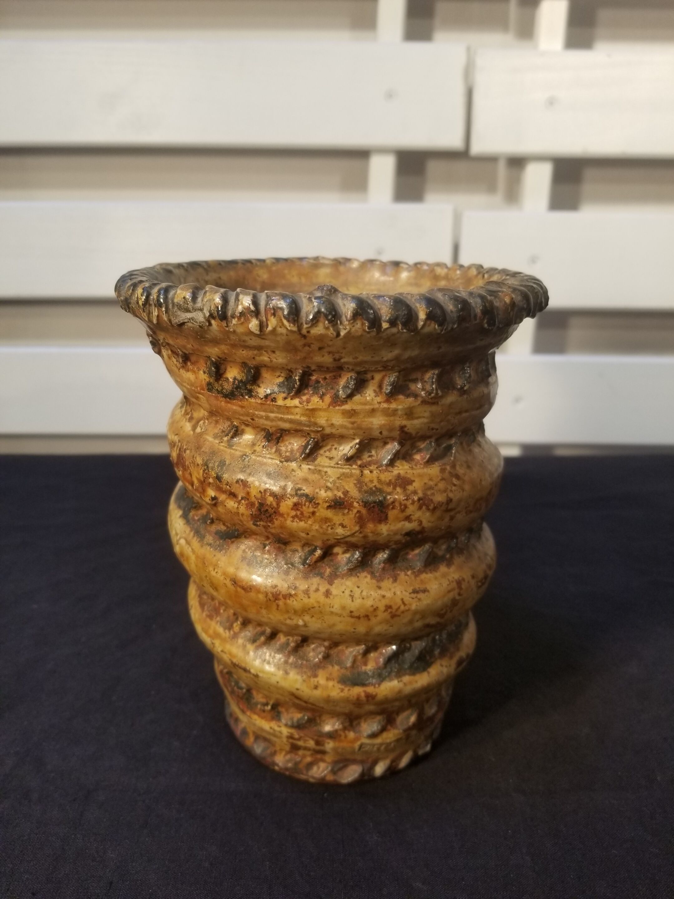 Vase en grès des ateliers La Borne de 1946 signé