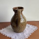 Pyrite stoneware pitcher - vintage
