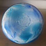 Vase en verre souflé Biot Jean Michel Operto