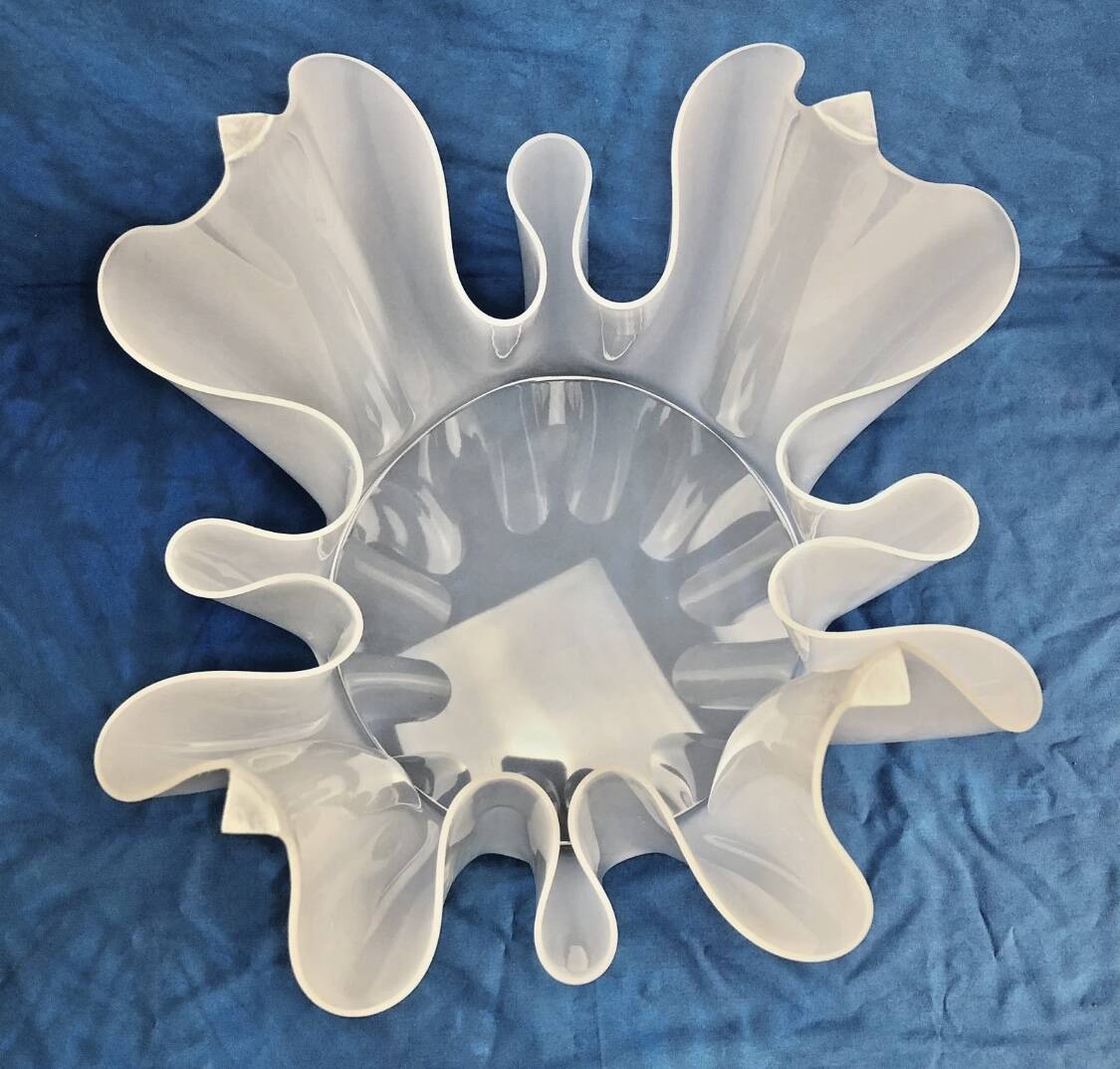 Essey Illusion side table designed by John Brauer, Denmark.