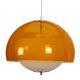 Lampe à Suspension Boule Orange Et Blanche