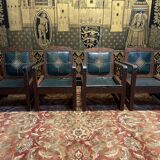 Suite of 4 Syrian style armchairs