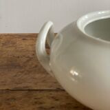 White sugar bowl
