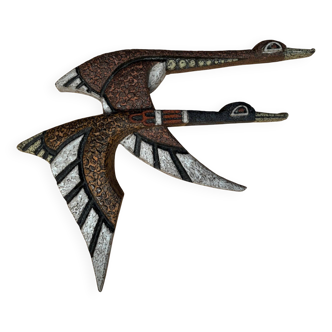 Ceramic wall decoration designed by Joop Puntman, AMHA, Netherlands, 1950s/