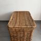 Large vintage wicker trunk