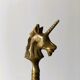 Chausse-pied cheval laiton ancien