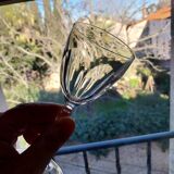 Verres à pied en cristal d'arques modèle Washington