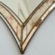 Large vintage Spanish Venetian-style wall mirror, brass, 1980s Hollywood Regency