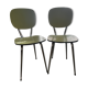 Lot de 2 chaises en formica