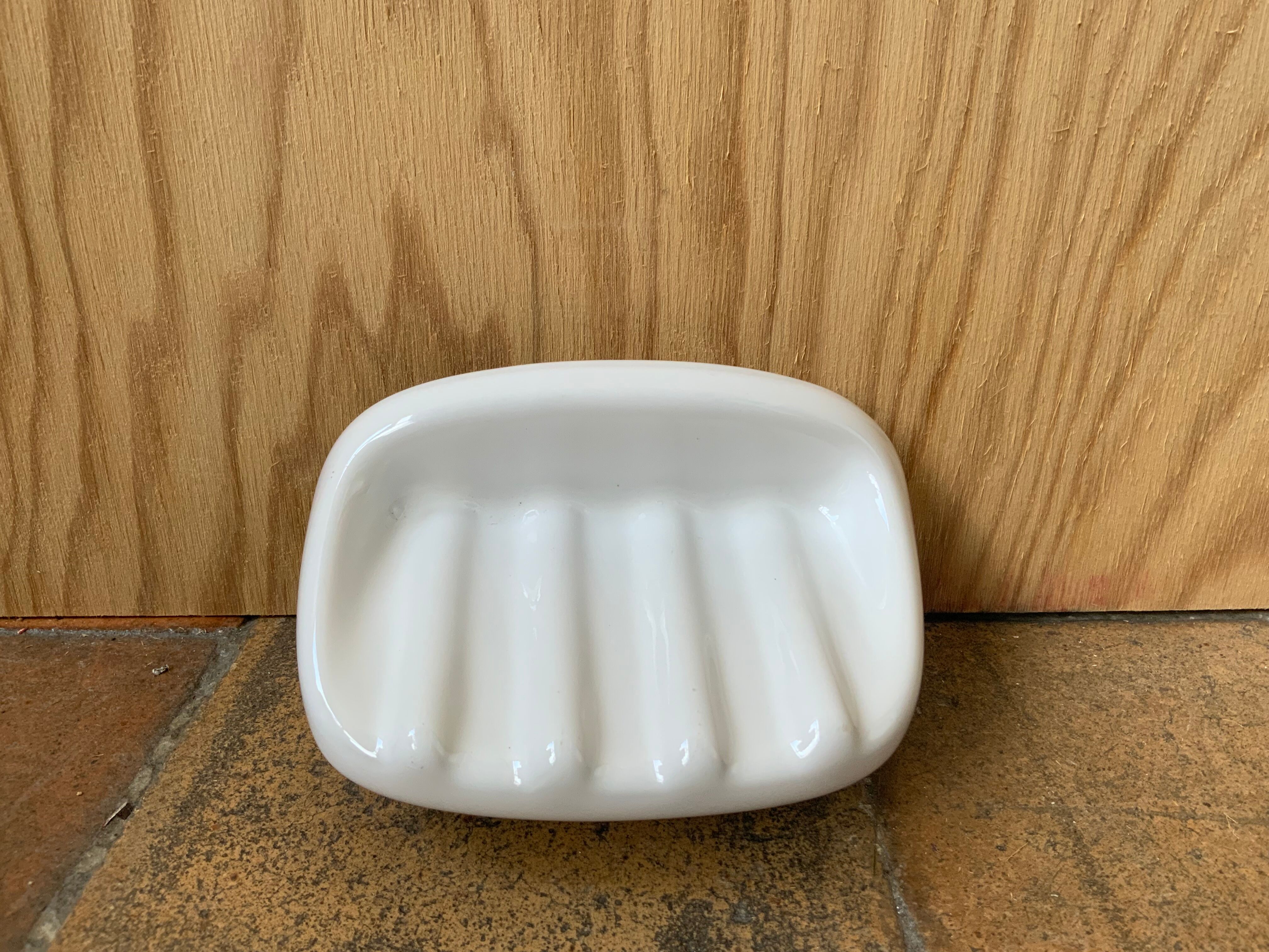 Porcelain soap holder