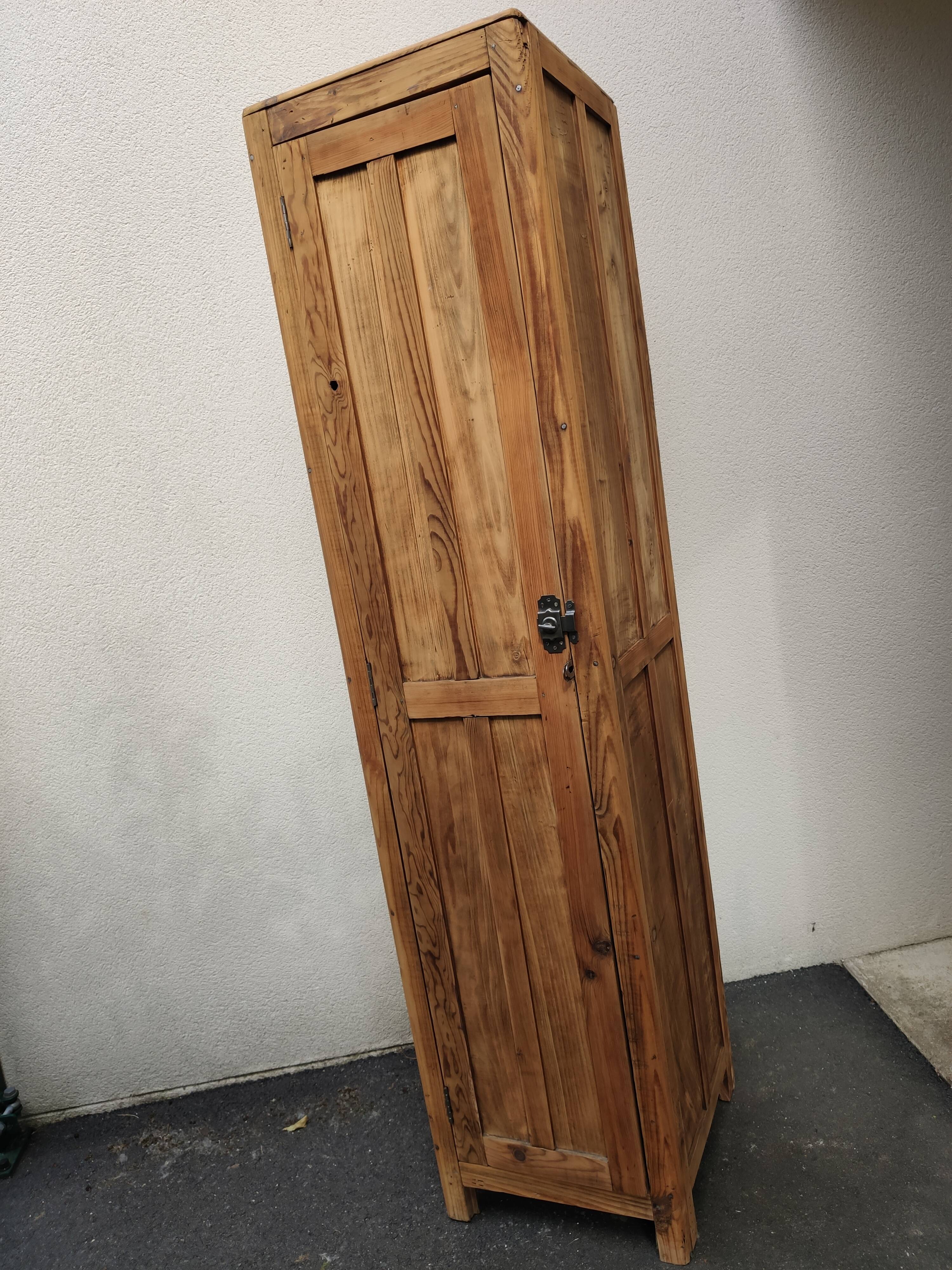 Vintage wooden vestiary