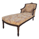 Chaise longue decorated with butterflies in Louis XVI style from the Napoleon III period
