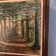 Rural landscape oil painting