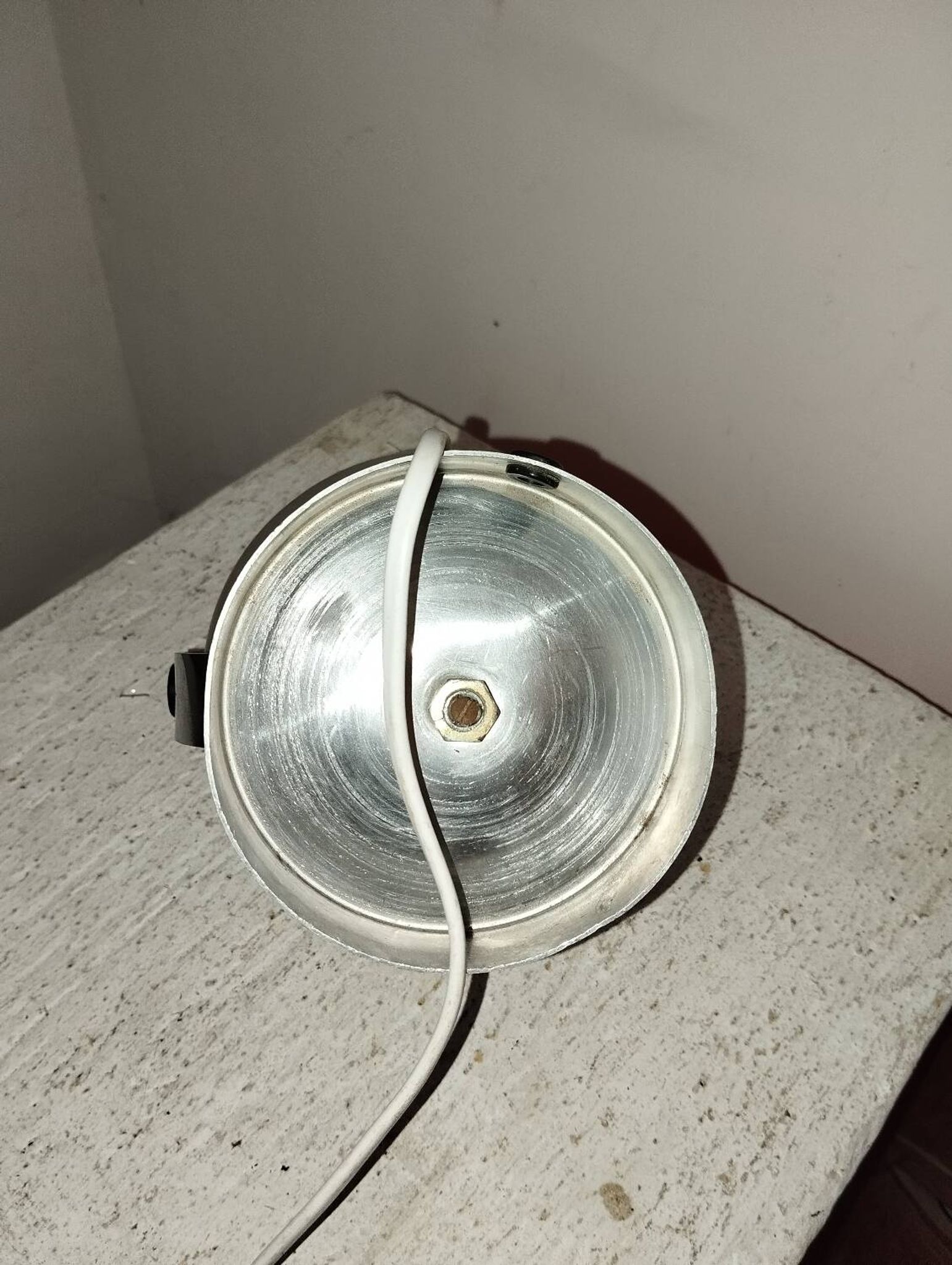 Aluminum ball wall lamp Space age design 70