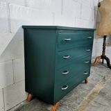 Chest of drawers vintage feet compass redesigned