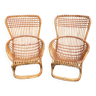 Pair of Tito agnoli armchairs