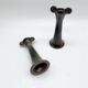 Pair of ceramic candlesticks – "Mouthiers-sur-Boëme", 1960s