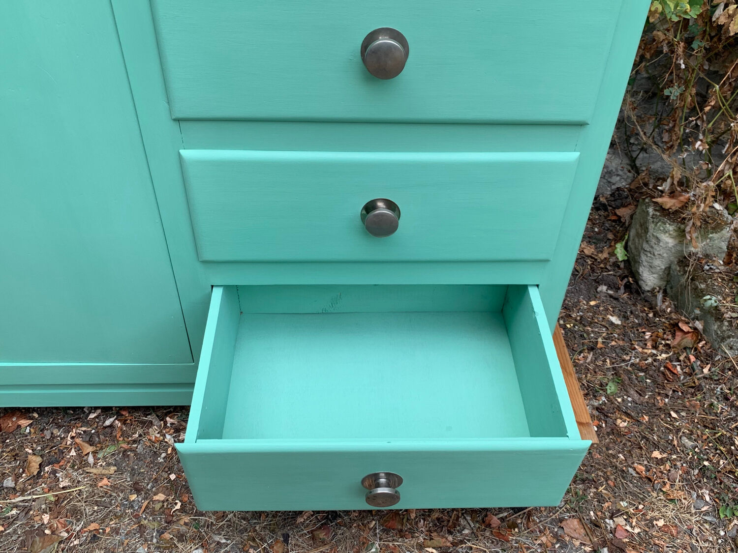 Asymmetrical Parisian art deco wardrobe 1940