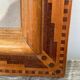 Marquetry wooden frame 30x36