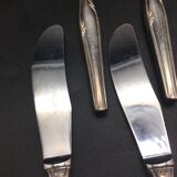 12 silver metal knives