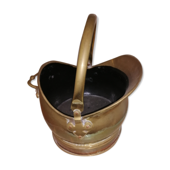 Brass coal bucket