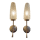 Pair of French mid-century wall lights