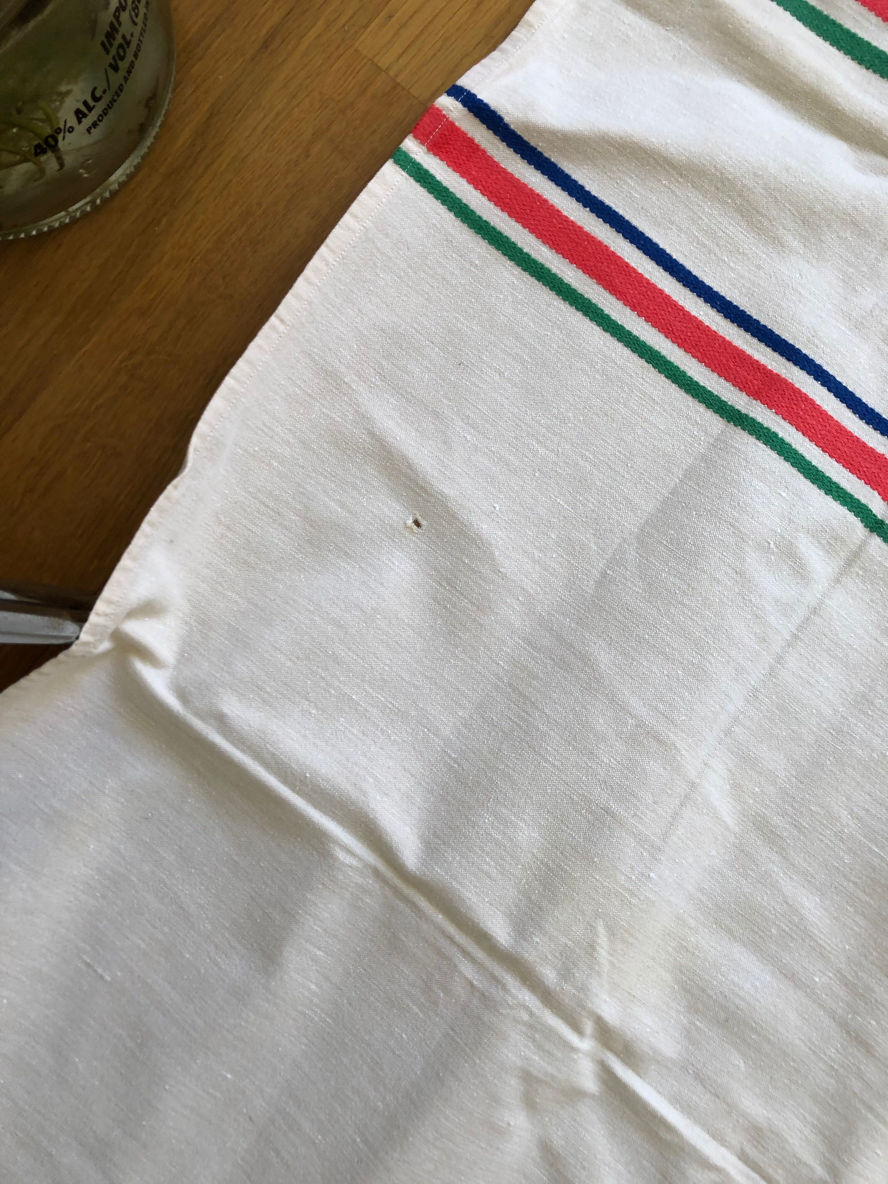 Bayadère tablecloth and 4 towels