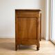 Bar cabinet and screen support in Bressan style made of solid wood.