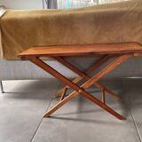 Rectangular wooden coffee table