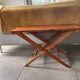 Rectangular wooden coffee table