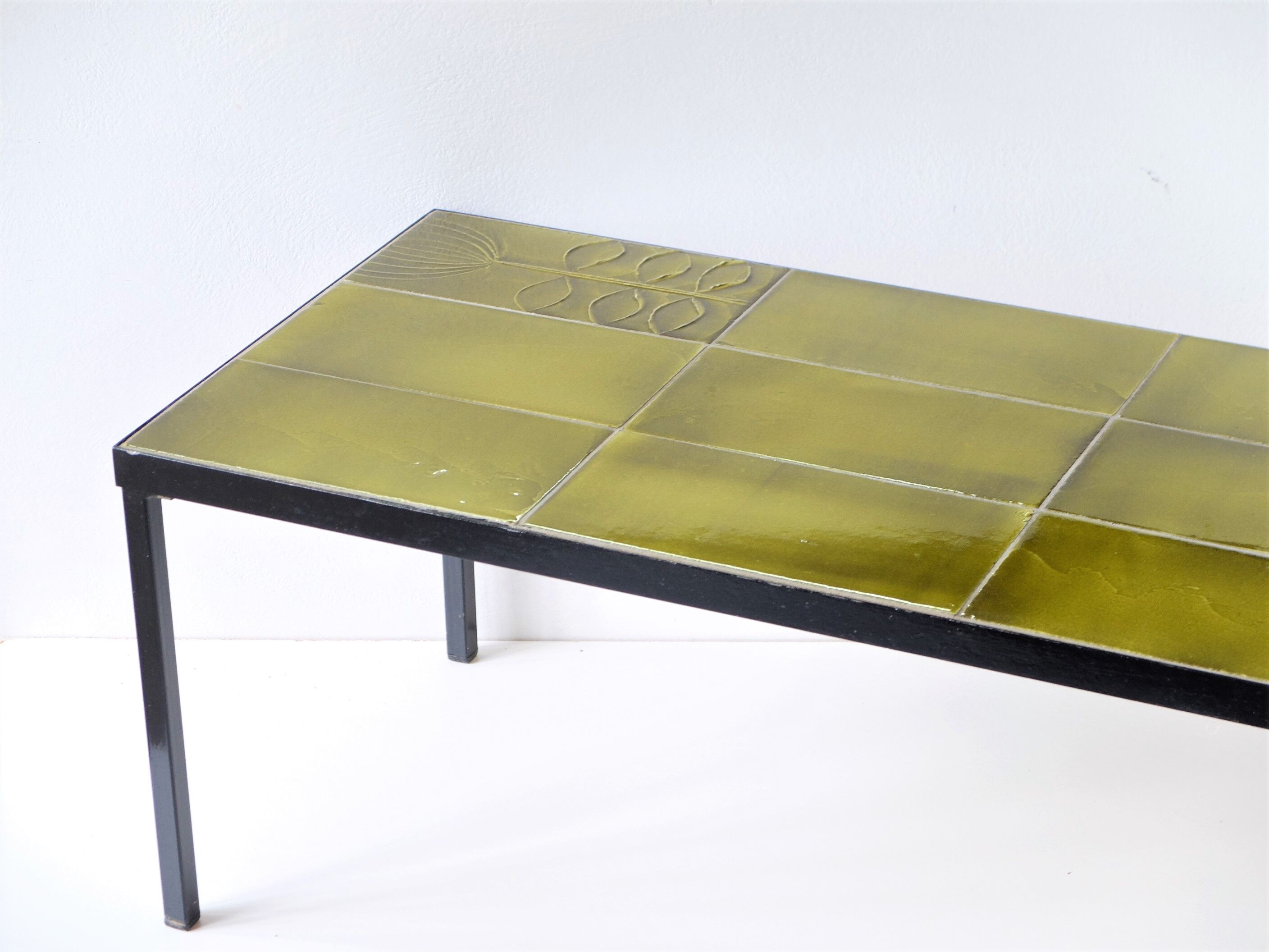 Coffee Table Signed Roger Capron, 1960