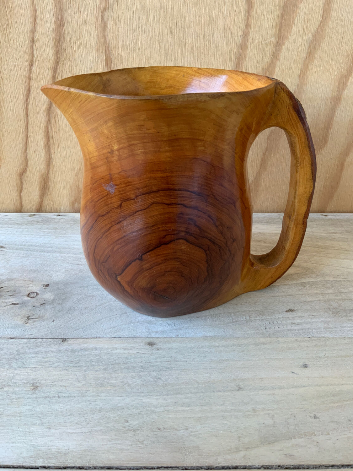Carafe en bois Selency x Monoprix Croisé Laroche