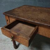 Antique oak table with drawer