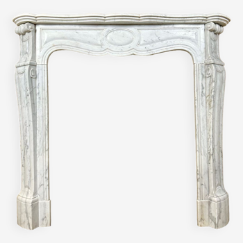 Louis XV marble fireplace