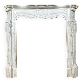 Louis XV marble fireplace