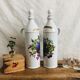 Porcelain bottle duo for mirabelle and raspberry brandy