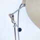 Floor lamp, old projector, flash photos