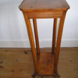 Sofa end table with 2 trays