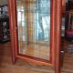 Antique illuminated Art Deco display cabinet