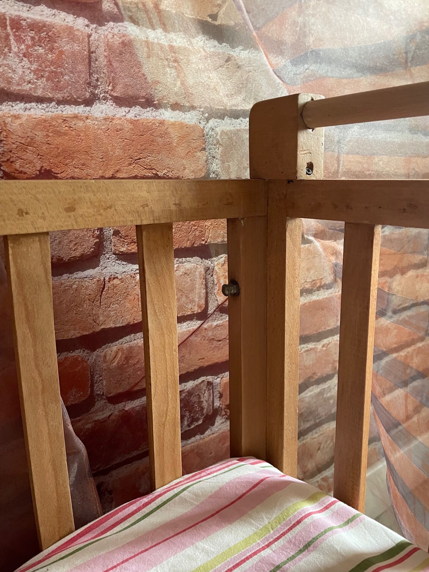 Vintage baby cot