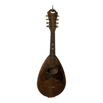 Old Neapolitan mandolin 8 strings late nineteenth