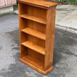 Scandinavian shallow solid wood shelf 1980