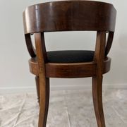 Restoration armchair in mahogany