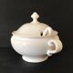 Soupière et louche en porcelaine épaisse