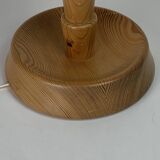 XL pine palm table mushroom lamp by Temde Switzerland, 1970s