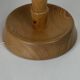 XL pine palm table mushroom lamp by Temde Switzerland, 1970s