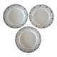 3 assiettes terre de fer Moulin des Loups