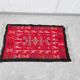 Tapis en laine tissé à la main avec motif d'alpaga de lama 64x102cm