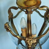 Vintage bronze pendant light